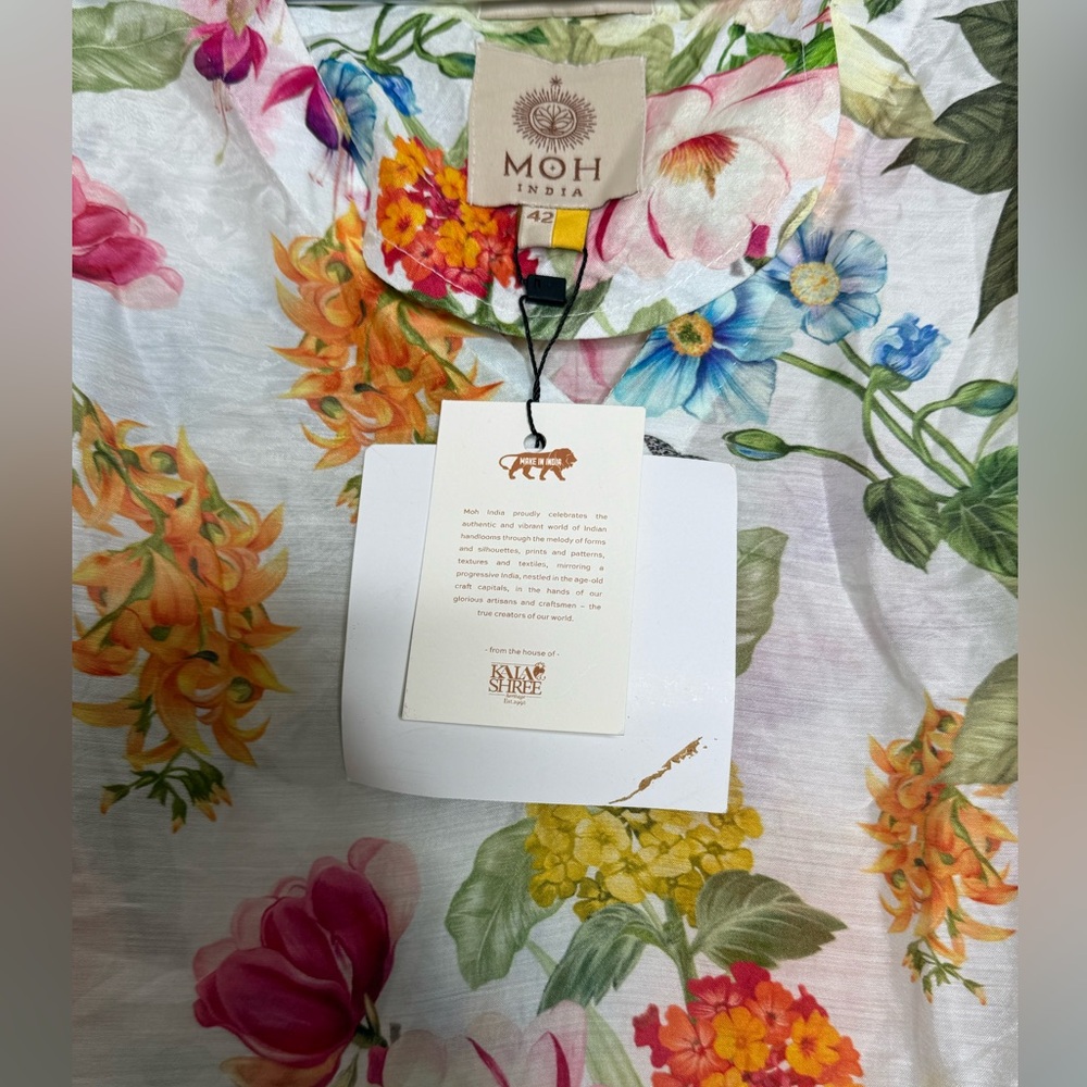 M.O.H India Home Garden Kaftan Tunic - Picture 7 of 7